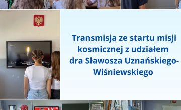 Transmisja ze startu misji kosmicznej